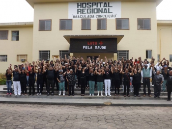 &#039;Luto Pela Saúde&#039; promove abraço simbólico ao Hospital Imaculada Conceição