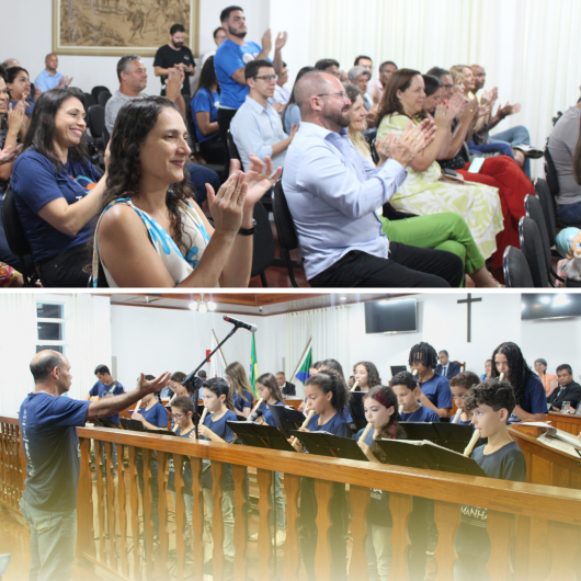 Momento cívico e musical marca o início do ano legislativo na Câmara Municipal de Guanhães