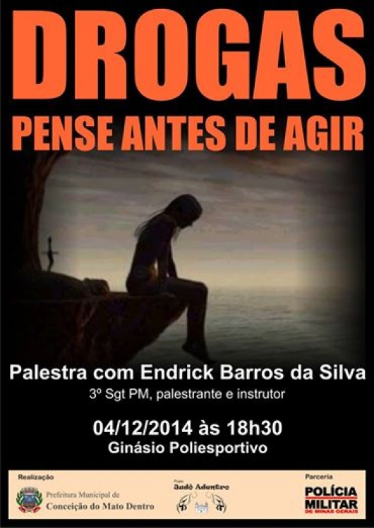 “Drogas: pense antes de agir”: familiares de alunos de Conceição do Mato Dentro recebem palestra educativa