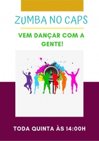 GUANHÃES: Agora o CAPS também oferece aulas gratuitas de zumba!