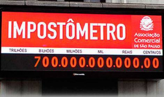 Impostômetro atingirá R$ 700 bilhões nesta terça-feira