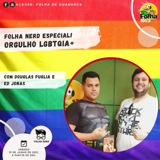 Confira o que vai rolar no Folha Nerd deste sábado!