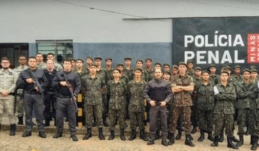 Presídio de Guanhães recebe visita dos atiradores do TG 04-012