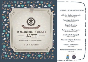 6ª Edição “Diamantina Gourmet” começa ao som do Jazz