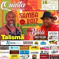 Hoje tem quinta na Praça! Confira as atrações da noite...