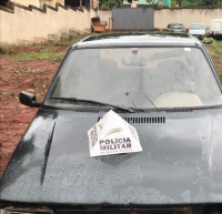 Militares recuperam carro furtado de garagem e prendem suspeito em Concei&ccedil;&atilde;o do Mato Dentro