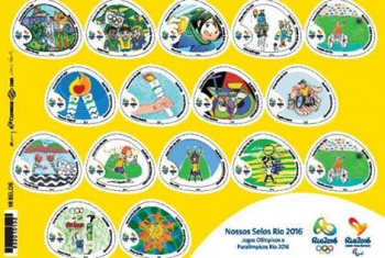 COMEMORATIVO: Correios e Comitê Rio 2016 lançam no Rio novos selos das Olimpíadas