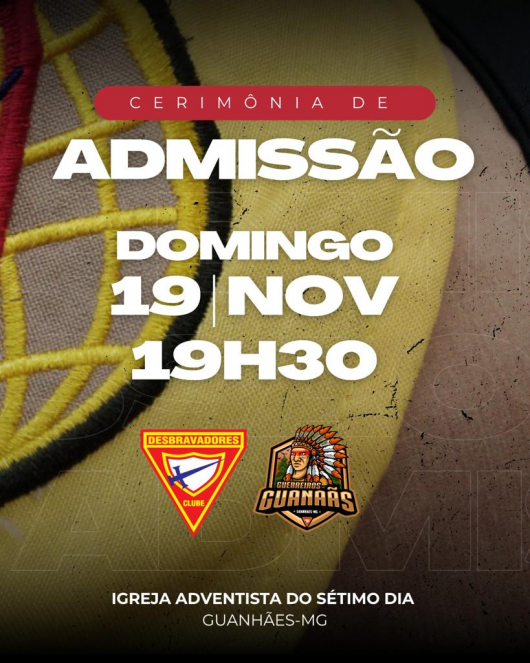 Cerimônia de admissão em lenço do Clube Guerreiros Guanaãs acontece neste domingo em Guanhães