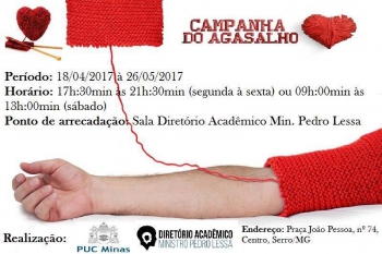 Estudantes da PUC Serro promovem campanha para arrecadação de agasalhos