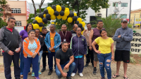 Confira um pouco do evento em alusão ao Setembro Amarelo realizado na manhã desta sexta, em Guanhães