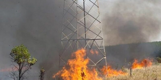 Queimadas no sistema elétrico aumentam em Minas