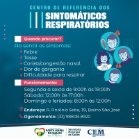 Santa Maria do Suaçuí cria Centro de Referência dos Sintomáticos Respiratórios e Central COVID-19