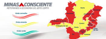 MINAS CONSCIENTE: Macrorregião Centro, a qual Guanhães faz parte, avança para ONDA AMARELA