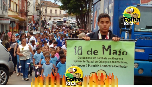 18 de maio: Caminhada marca Dia Nacional de Combate ao Abuso e a Exploração Sexual Contra Crianças e Adolescentes em Guanhães