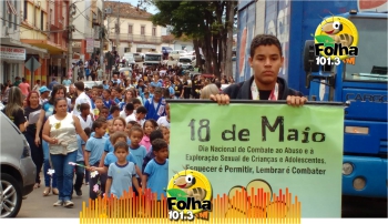 18 de maio: Caminhada marca Dia Nacional de Combate ao Abuso e a Exploração Sexual Contra Crianças e Adolescentes em Guanhães