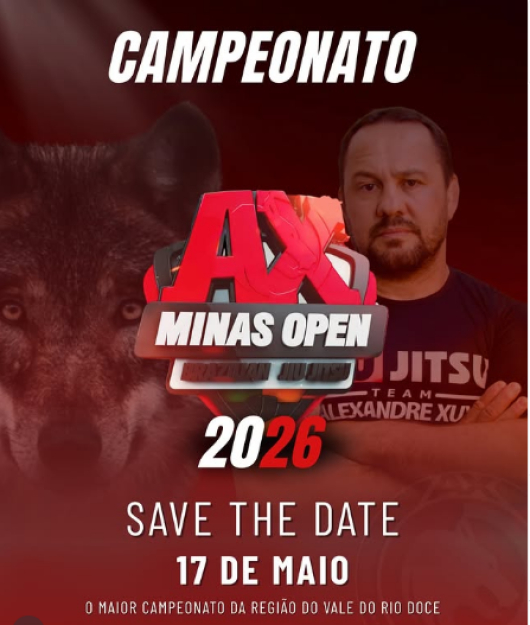 AX Minas Open Brazilian Jiu Jitsu j&aacute; tem data marcada para acontecer em Guanh&atilde;es