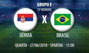 Hoje é Dia de Jogo da Seleção! Já sabe onde vai assistir à partida entre Brasil X Sérvia ?