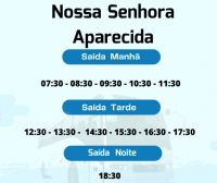 ATENÇÃO MORADORES: Confira os novos horários da lotação nos bairros Nossa Senhora Aparecida e Campo do Grêmio