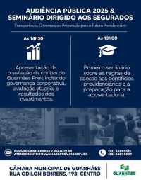 Guanhães Realiza Evento Essencial Sobre Previdência Hoje!