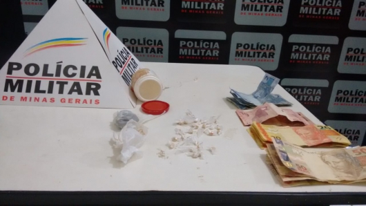 Polícia Militar prende autor de tráfico de drogas em Guanhães