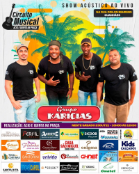 Neste sábado tem Circuito Musical na Odilon Behrens, com show acústico do Grupo Karícias