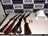 Pol&iacute;cia Militar apreende quatro espingardas usadas para ca&ccedil;a em Coroaci