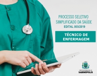 OPORTUNIDADE: Sabinópolis abre edital para Processo Seletivo Simplificado para contratação temporária