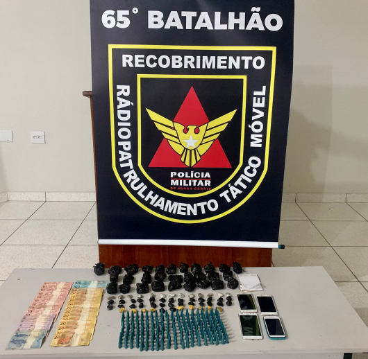 Duas pessoas são presas por tráfico de drogas em Guanhães