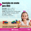 Per&iacute;odo de inscri&ccedil;&otilde;es para a creche come&ccedil;a nesta quarta-feira em Guanh&atilde;es