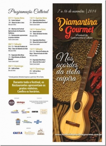 Quinta edição do “Festival Diamantina Goumert” invade as ruas e restaurantes da cidade histórica mineira