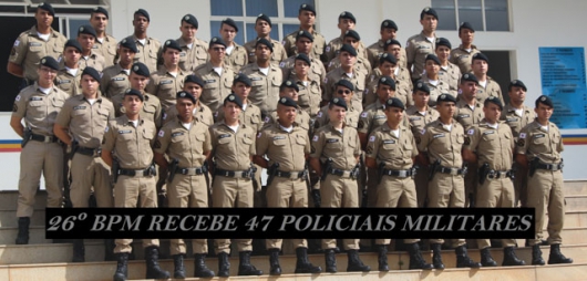 26º Batalhão recebe novos militares para atuar em 10 municípios, entre eles quatro da região