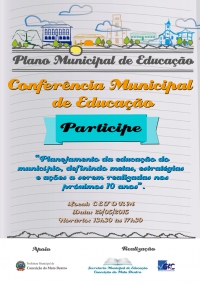 Conceição do Mato Dentro realiza nesta sexta a Conferência Municipal de Educação