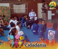 GUANHÃES: Projeto Vencer do Team Alexandre Xuxa recebe palestra da PM