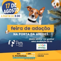 Neste sábado tem Feira de Adoção da ONG Pets de Rua e Adoção Guanhães! Adote um amigo vira-lata e apaixone-se!