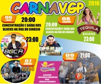 Outros dois municípios da região confirmam Carnaval 2016