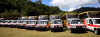 Reforço: Cidades da região são contempladas com ônibus escolares e ambulâncias do Governo de Minas