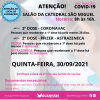 ATEN&Ccedil;&Atilde;O MORADORES: Pessoas que receberam a 1&ordf; dose da Coronavac h&aacute; pelo menos 28 dias, da Pfizer h&aacute; pelo menos 08 semanas e da Astrazeneca h&aacute; pelo menos 12 semanas, ser&atilde;o imunizadas com a 2&ordf; dose nesta quinta-feira