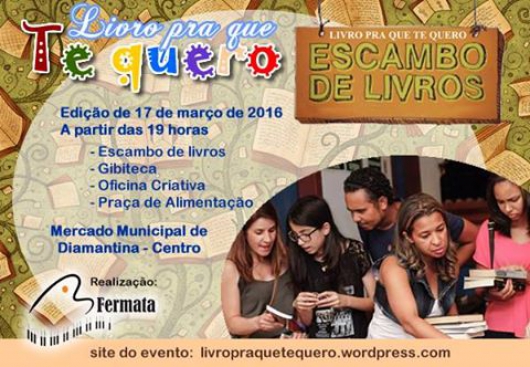 Diamantina: Projeto &quot;Livro Pra Que Te Quero&quot; abre temporada nesta quinta-feira