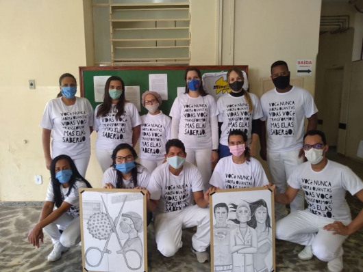 SEMANA DA ENFERMAGEM: H.I.C sedia Exposição “A Enfermagem na Ponta do Lápis” com obras de artista guanhanense