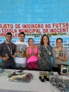 1° Projeto de Futsal realizado pela E.M Dr. Inocente Soares Leão é um sucesso e reúne cerca de 360 alunos