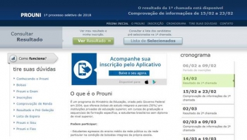 Prouni divulga resultado com listas de aprovados