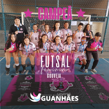 Equipe de Gouveia se sagra campeã do Campeonato Regional de Futsal Feminino