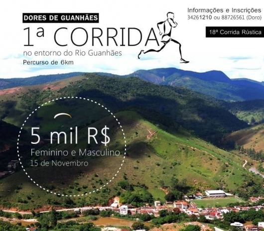 Solidariedade: corrida em Dores será utilizada para arrecadar alimentos em prol das vítimas da tragédia em Mariana