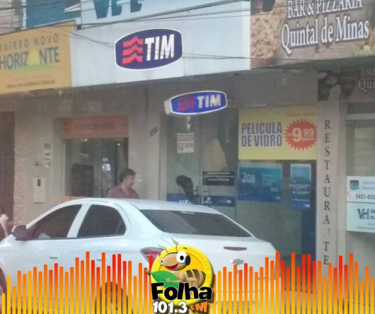 GUANHÃES;  Dois homens armados assaltam loja da Tim no centro da cidade