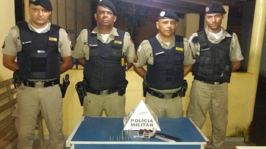 Duas pessoas são presas porte ilegal de armas em Santa Maria do Suaçuí