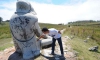 Escultura símbolo da Serra do Cipó, Juquinha é alvo de depredação