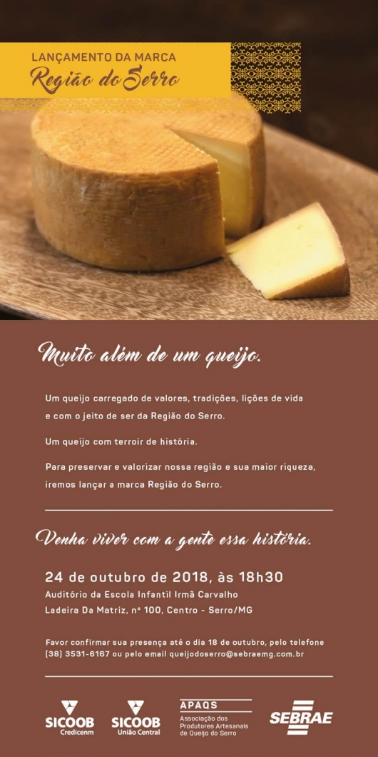 Queijo do Serro ganha marca própria