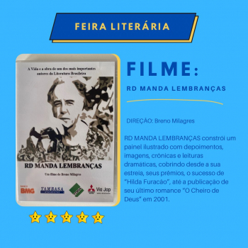 GUANHÃES: Documentário sobre escritor Roberto Drummond estreia na Feira Literária da E.E Odilon Behrens