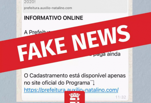 FAKE NEWS: Prefeituras alertam sobre falsa mensagem de auxílio natalino