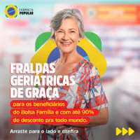 Farmácia Popular: saiba como retirar remédios e fraldas geriátricas